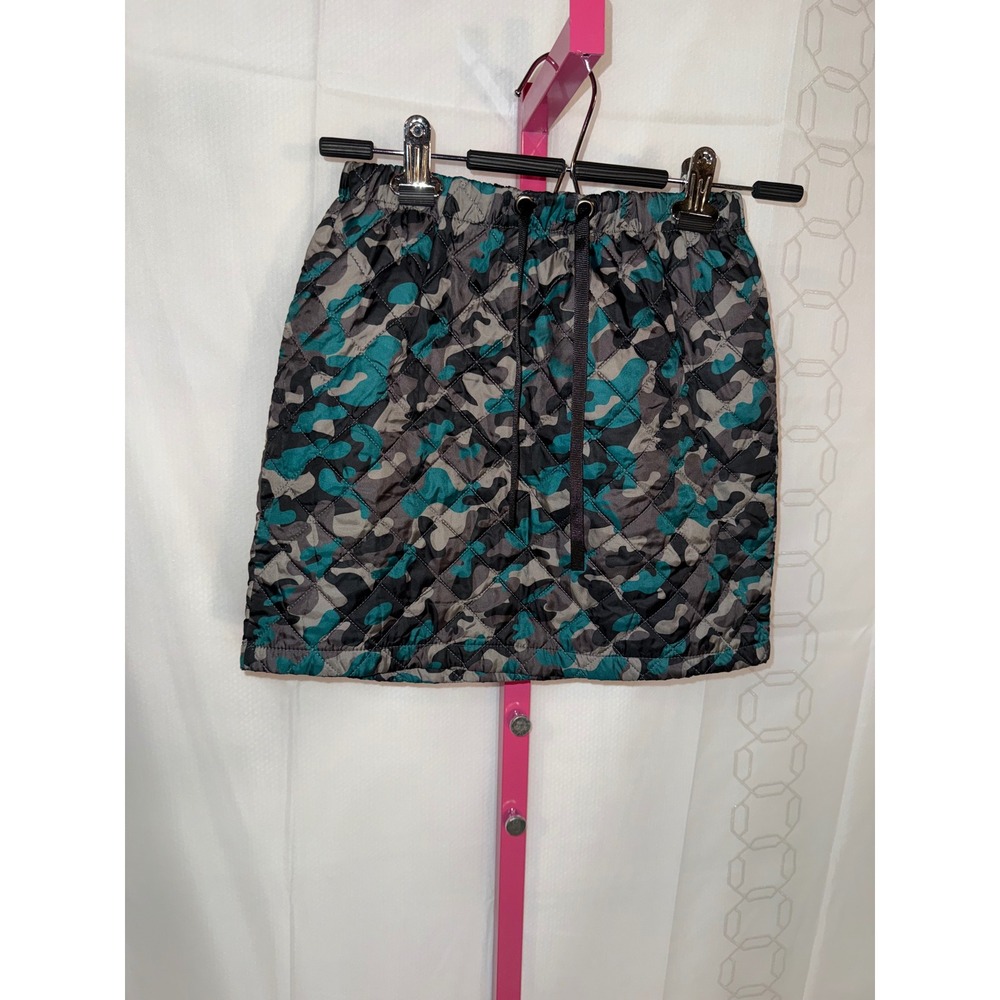 Cikoby Kids Quilted Camo Drawstring Skirt‎ Girls Size 11-12